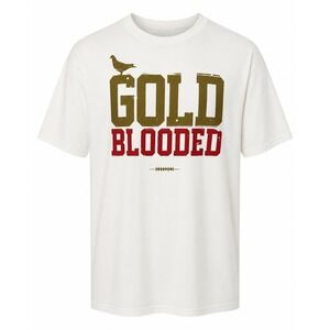 Adapt San Francisco Gold Blooded Graphic‎ T-Shirt White Mens XL SF Football